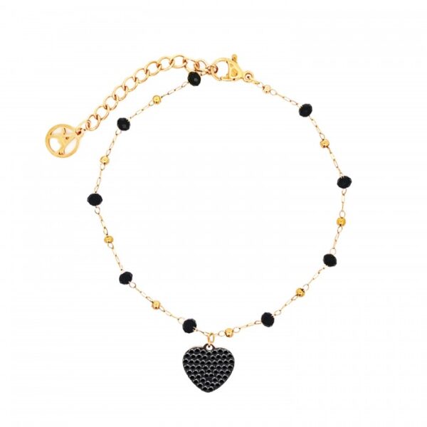 BRACCIALE CON CIONDOLO CUORE