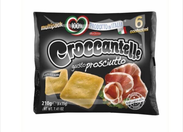CROCCANTELLE PROSCIUTTO MULTIPACK 210 GR